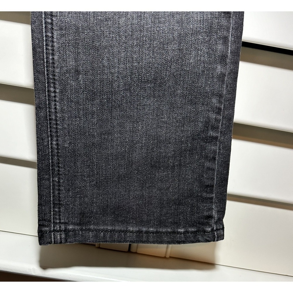 White House Black Market Black Washed Embellished Embroidered Jeans Bootcut 6R - Picture 10 of 13